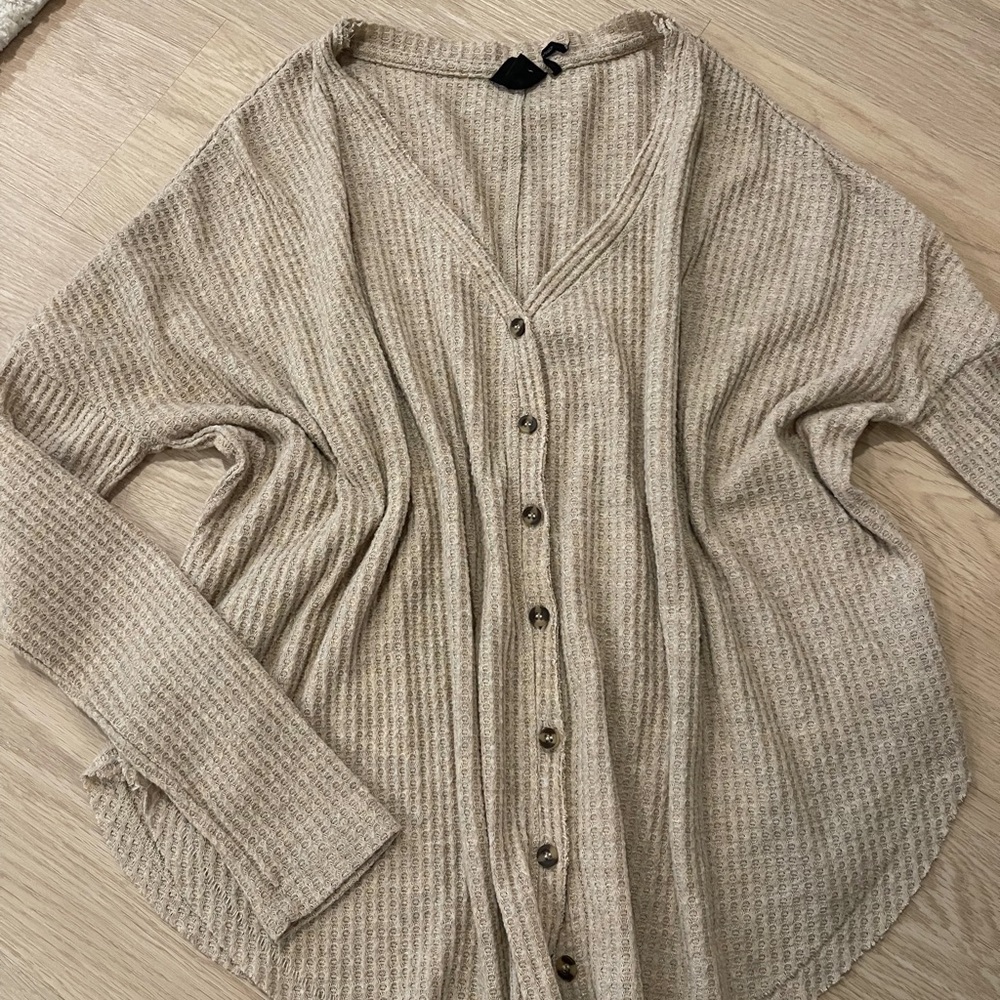 urban outfitters out from under thermal button down